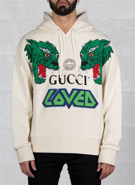 gucci felpa bisnca tigre|gucci tiger collection.